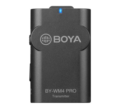 BOYA BY-WM4 Pro-K4 一對二 2.4G 無線麥克風系統 iOS系統 LIGHTNING接頭 可監聽