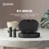 BOYA BY-WM3D 2.4GHz 無線麥克風 全新接頭可換設計！3.5mm/手機/相機/平板/Lightning蘋果iOS設備(接收＋發射)